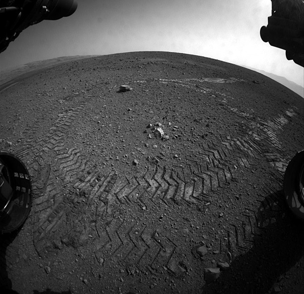 Curiosity pouso (Foto: Nasa/JPL-Caltech)