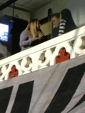 Montoya em São Januário no jogo do Vasco (Foto: Reprodução Twitter)