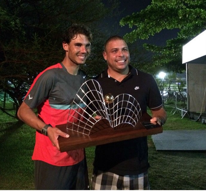 Rafael Nadal e Ronaldo Rio Open (Foto: Reprodução Instagram)