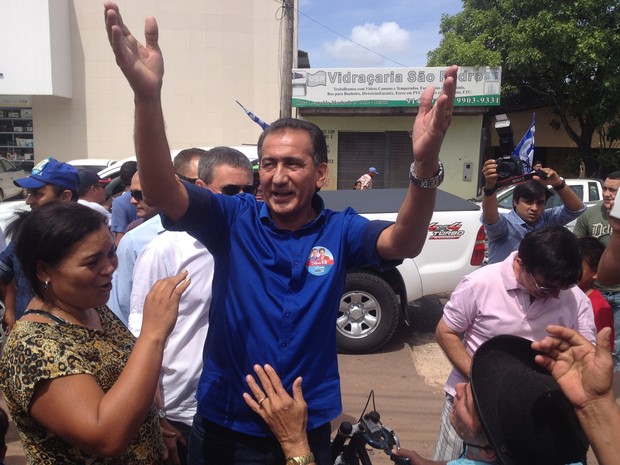 Waldez, do PDT, foi eleito pela terceira vez governador do Amapá (Foto: John Pacheco/G1)