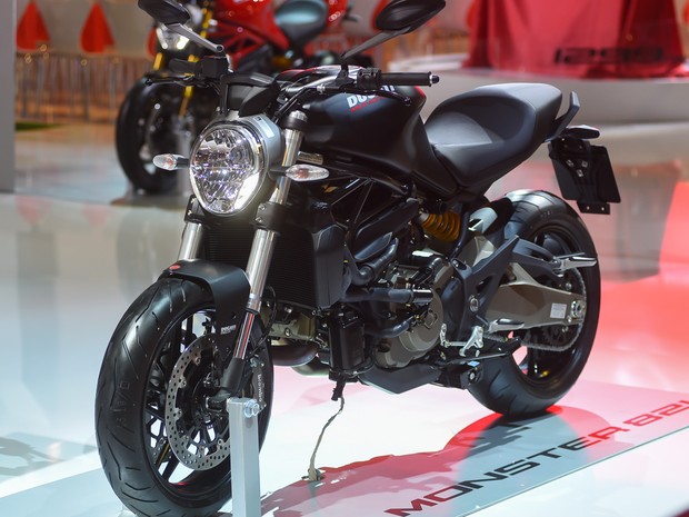 Ducati Monster 821 é apresentada no Salão Duas Rodas 2015 (Foto: Flavio Moraes/G1)