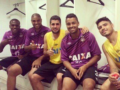 Adriano Imperador Atlético-PR treino (Foto: Reprodução/Instagram)