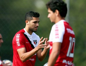Alan Kardec no treino do São Paulo (Foto: Marcos Ribolli / Globoesporte.com) Alan Kardec no treino do São Paulo (Foto: Marcos Ribolli / Globoesporte.com)