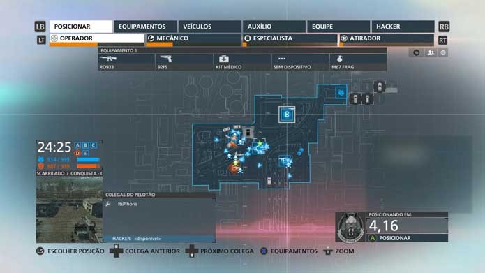 Battlefield: Hardline conta com mapa simplificado (Foto: Reprodução/Murilo Molina)