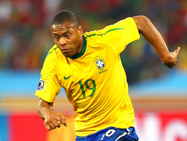 Júlio Baptista Brasil jogo Portugal (Foto: Getty Images)