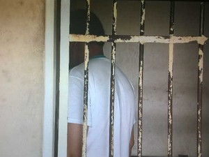 Preso suspeito de esfaquear motorista em Juiz de Fora (Foto: Reprodução/ TV Integração)