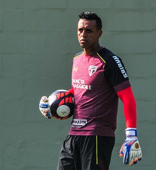 Sidão treino São Paulo (Foto: Agência Estado)