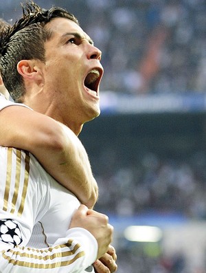 Comemoração Cristiano Ronaldo - Real Madrid X Bayern (Foto: Ag. AFP)