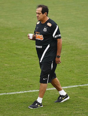 Muricy Neymar em treino do Santos (Foto: divulgação / Santos FC)