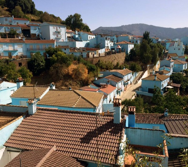 Júzcar, Espanha (Foto: Reprodução / Facebook)