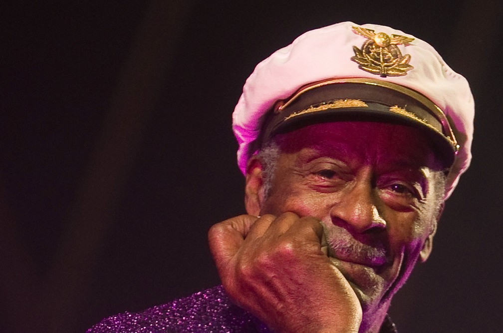 Chuck Berry em show na Espanha em 2007 (Foto: Felix Ordonez/Reuters )