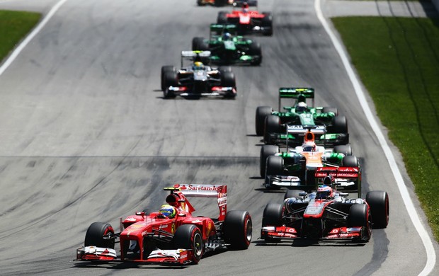 Felipe Massa ultrapassou diversos adversários no GP do Canadá de Fórmula 1 (Foto: Getty Images)
