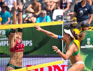 vôlei de praia Maria Elisa Stare Jablonki (Foto: Divulgação / Fivb)