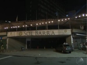 Hotel Sol Barra localizado no Porto da Barra em Salvador  (Foto: Reprodução / TV Bahia)