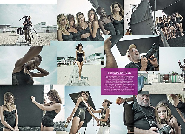 Bastidores do calendário Pirelli (Foto: Reprodução) Bastidores do calendário Pirelli (Foto: Reprodução)