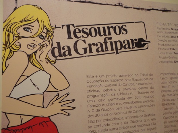 Gibicon: Tesouros da Grafipar (Foto: Divulgação/RPC TV)