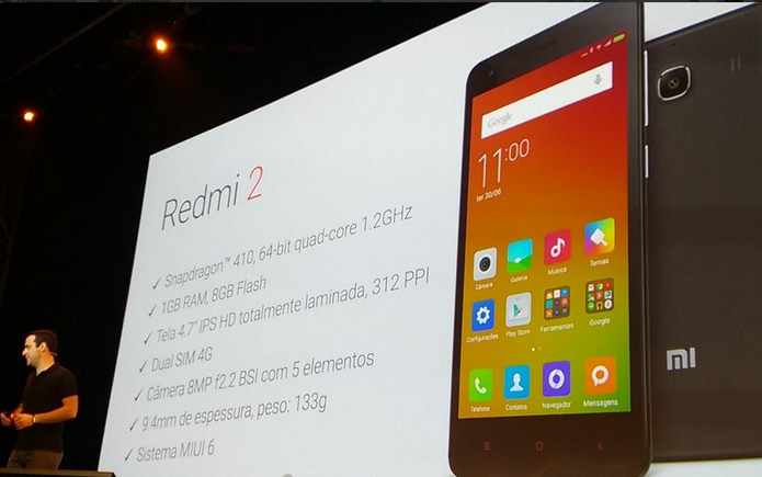 Especificações do RedMi 2 (Foto: Divulgação) Especificações do RedMi 2 (Foto: Divulgação)