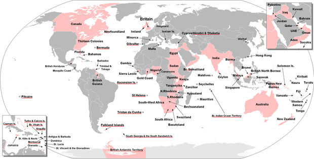 Império Britânico (Foto: Wikimedia Commons)