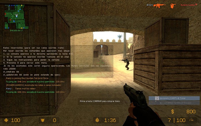 Comandos básicos comuns a qualquer FPS (Foto: Reprodução/Felipe Vinha)