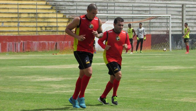 Globo FC - Luizão, atacante - Renatinho Potiguar, meia (Foto: Rhuan Carlos/Divulgação)