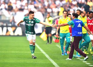 Moisés Corinthians x Palmeiras (Foto: Marcos Ribolli)