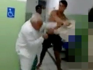 Homem agrediu médico em Tibau do Sul (Foto: Reprodução/Inter TV Cabugi)