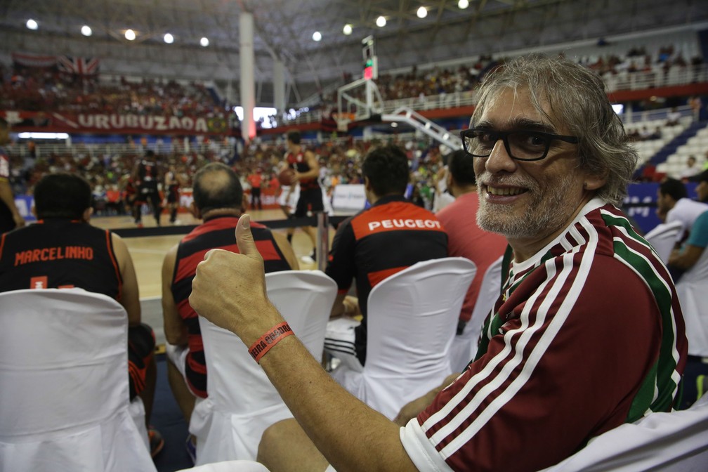 Ivan, o tricolor intruso no clássico Flamengo x Vasco em Manaus (Foto: Luciano Ribeiro)