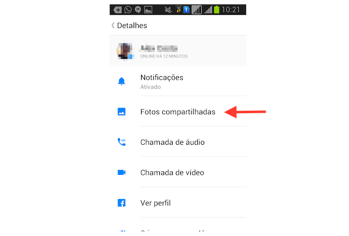 Acessando todas as fotos compartilhadas em uma conversa do Facebook Messenger para Android (Foto: Reprodução/Marvin Costa) Acessando todas as fotos compartilhadas em uma conversa do Facebook Messenger para Android (Foto: Reprodução/Marvin Costa)