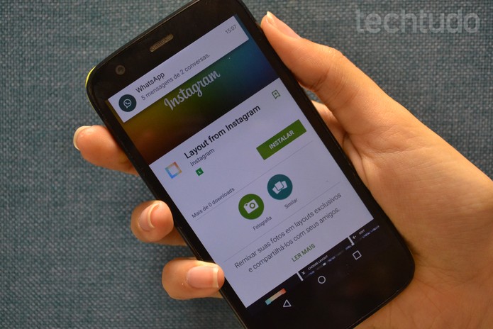 Instagram lança Layout para Android e novo recurso Estrutura para o app (Foto: Melissa Cruz / TechTudo) Instagram lança Layout para Android e novo recurso Estrutura para o app (Foto: Melissa Cruz / TechTudo)