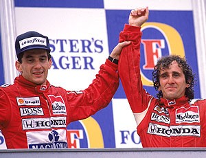 Senna e Prost GP de Adelaide 1998 (Foto: Getty Images)
