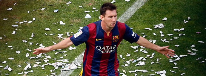 Messi gol Barcelona (Foto: Reuters)