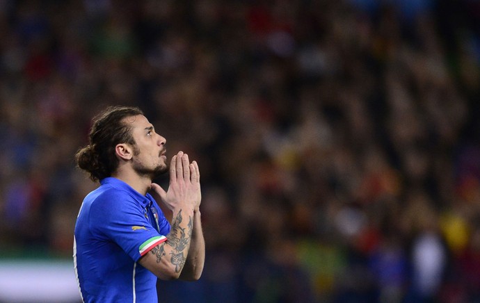Osvaldo Itália x Espanha amistoso (Foto: AFP) Osvaldo Itália x Espanha amistoso (Foto: AFP)