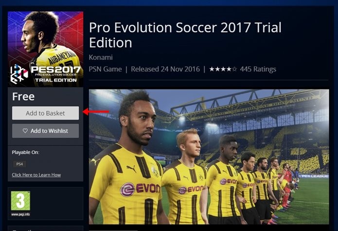 Versão gratuita de Pro Evolution Soccer 2017 traz dois times brasileiros, o Corinthians e o Flamengo (Foto: Reprodução/Felipe Demartini)