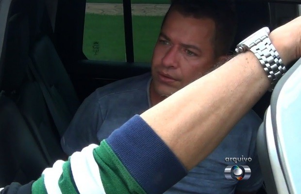 Marcelo Gomes de Oliveira, o 'Olhos Verdes', apontado como maior traficante de drogas de Goiás (Foto: Reprodução/TV Anhanguera)