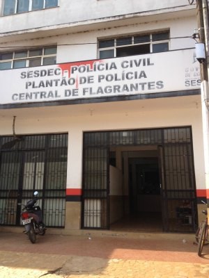 Central de Polícia de Porto Velho (Foto: Larissa Matarésio/G1)