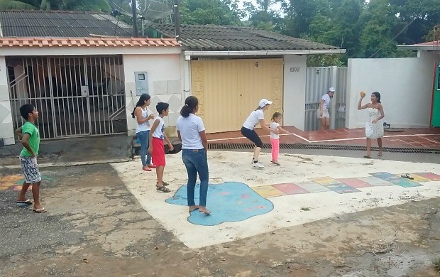 Rede Globo rondônia Rondônia TV série brincadeiras de crianças ensina a jogar queimada