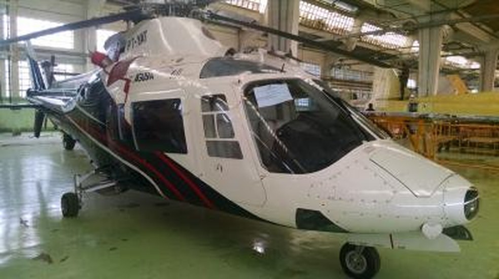 Helicóptero apreendido em operação contra o tráfico internacional de drogas será vendido por lance mínimo de R$ 2,1 milhões (Foto: Divulgação/Canal Judicial)