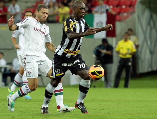 Seedorf Botafogo x Fluminense (Foto: Allan Torres / Ag. Estado)