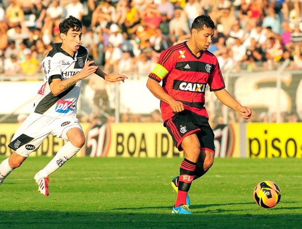 Andre Santos Ponte preta e Flamengo (Foto: Rodrigo Villalba / Agência estado)