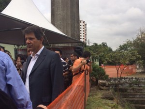 Haddad em agenda nesta quarta-feira (Foto: Tahiane Stochero/G1) Haddad em agenda nesta quarta-feira (Foto: Tahiane Stochero/G1)