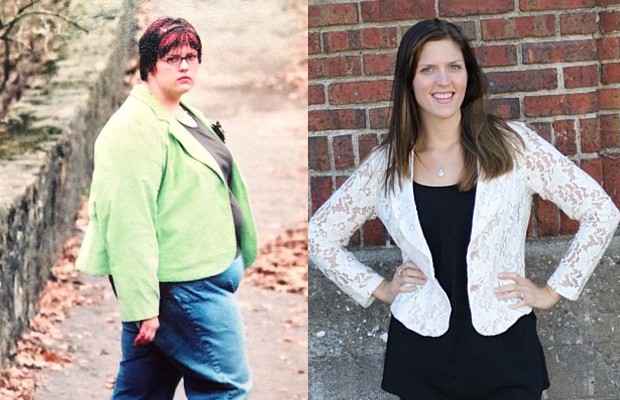 A transformação do corpo de Brooke, antes e depois de perder quase 80kg (Foto: Reprodução / Facebook) A transformação do corpo de Brooke, antes e depois de perder quase 80kg (Foto: Reprodução / Facebook)