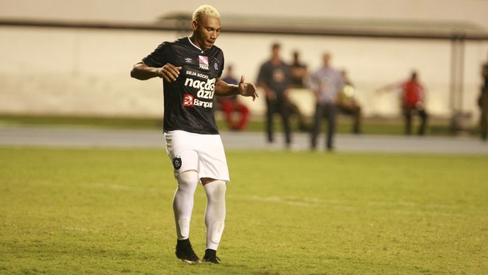 Caça-Rato dançou após o gol no Re-Pa e promete mais no Parazão (Foto: Tarso Sarraf/O Liberal)