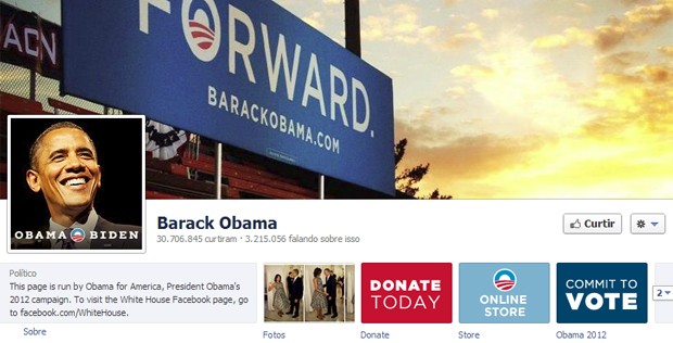Alguns internautas reclamaram da agressividade da campanha de Obama no Facebook (Foto: Reprodução)