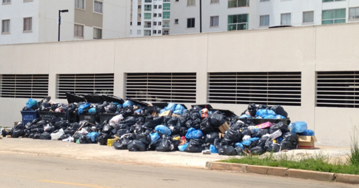 G1 Lixo se acumula em ruas e hospitais do Distrito Federal notícias