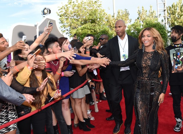 Beyoncé no VMA, em Los Angeles, nos Estados Unidos (Foto: Larry Busacca/ Getty Images/ AFP)