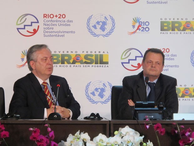 O embaixador brasileiro Luiz Alberto Figueiredo, um dos negociadores-chefe da delegação brasileira na conferência. (Foto: Daniel Buarque/G1)