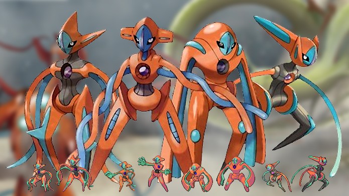 Deoxys foi o primeiro pokémon lendário com várias formas através de Pokémon Ruby & Sapphire, Fire Red, Leag Freen e Emerald (Foto: Reprodução/Rafael Monteiro)