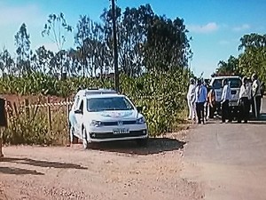 Corpo da vítima foi encontrado neste matagal (Foto: Reprodução InterTv)