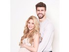 Grávida, Shakira posa com Piqué: 'Nosso segundo filho chegará logo'