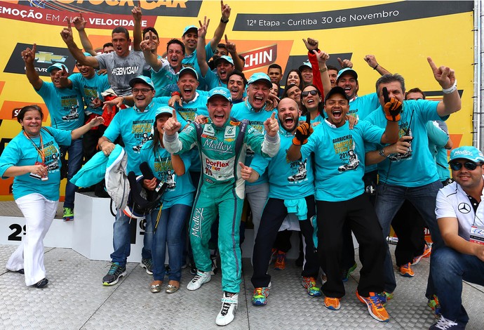 Rubens Barrichello campeão (Foto: Carsten Horst / Divulgação)